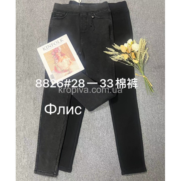 Женские джинсы на флисе оптом 121123-728