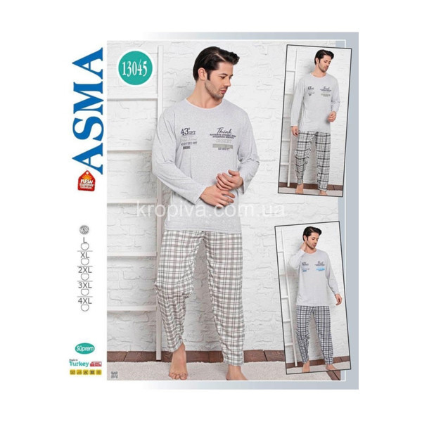 Мужская пижама батал микс оптом  (070823-140)