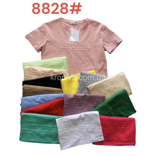 Женская футболка норма микс оптом 090524-173