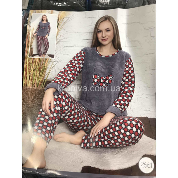 Женская пижама махра флис норма Турция оптом 261023-667