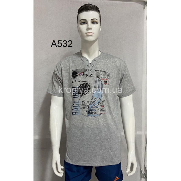 Мужская футболка норма микс оптом  (270424-668)