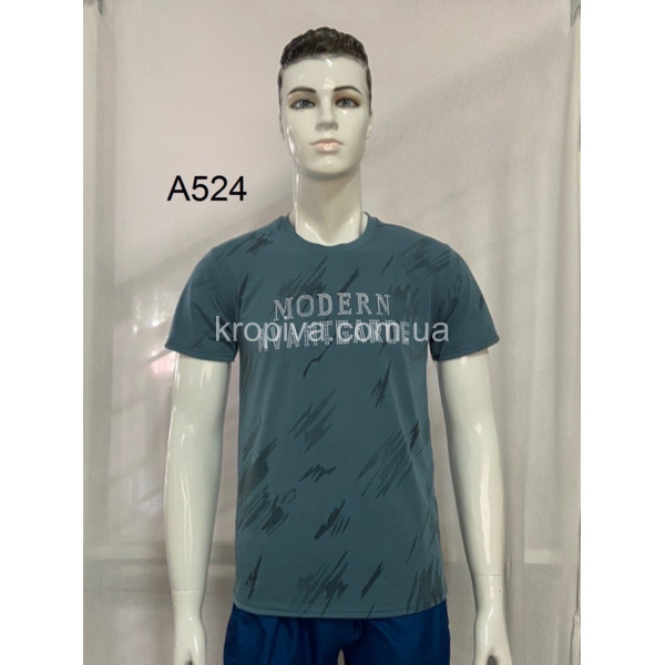 Мужская футболка норма микс оптом  (270424-664)